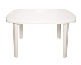 Πλαστικό Τραπέζι Ορθογώνιο OEM 0126 125x80x71εκ - Λευκό