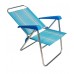 Καρέκλα Παραλίας Αλουμινίου Με Θαλασσί Ρίγα 60x60x95υψ EPAM 03.CH-104-LB