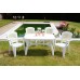 Πλαστικό Τραπέζι Βασιλιάς OEM  0124 80x125xY72εκ - Λευκό