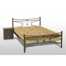 Κρεβάτι Μεταλλικό Πέταλο Διπλό Για Στρώμα 140x190εκ