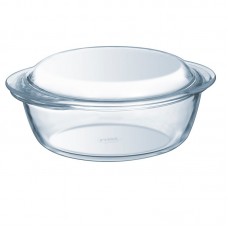 Γυάλινη Χύτρα Στρογγυλή Με Καπάκι 1,3lt Pyrex 390184