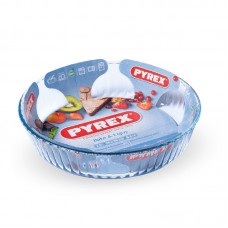 Φόρμα Τάρτας Γυάλινη Στρογγυλή Βαθιά 26εκ 818 Pyrex 381800