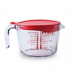 Κανάτα Δοσομετρητής Με Καπάκι 1lt Pyrex 381550