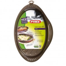 Ταψί Αντικολλητικό Οβάλ 35x23εκ Asimetria Pyrex 322005