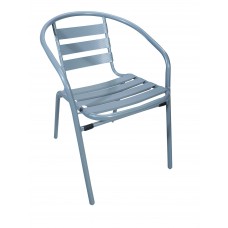 Καρέκλα Αλουμίνιο-Μέταλλο Σε Γκρι Χρώμα EPAM CH-017GR 54x57x73υψ