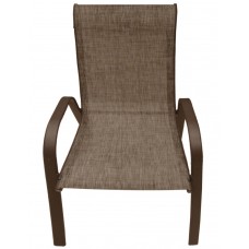Καρέκλα Μεταλλική Textline Με Καφέ Σκελετό Και Σοκολά Mix Πανί EPAM CH-ZS6420BR-CHOCO 54x70x93υψ