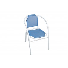 Πολυθρόνα Με Λευκό Σκελετό Και Ραφ Textline EPAM CH-ZS1046W-MB