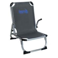 Καρέκλακι Παραλίας Αλουμινίου Βαρέως Τύπου Πτυσσόμενο Γκρι 53x61x67υψ EPAM 03.CH-180-GR