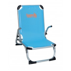 Καρέκλακι Παραλίας Αλουμινίου Βαρέως Τύπου Πτυσσόμενο Γαλάζιο 53x61x67υψ EPAM 03.CH-180-LB