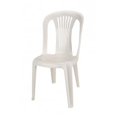 Πλαστική Καρέκλα Ποσειδώνας Άσπρη OEM 0073 42x42x87υψx43 - 40x40 Κάθισμα 