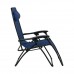 Πολυθρόνα Πτυσσόμενη Με Υποπόδιο Μπλε Textilene Μπαλκονιού Κήπου Νοσοκομείου Super Relax 165x65x112υψ Woodwell 21646 Ε618,2
