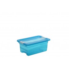 Κουτί Αποθήκευσης Keeeper Cornelia Μπλε 4lt Με Καπάκι 29,5 x 19,5 x 12,5υψ 2504002