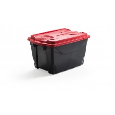 Κουτί Αποθήκευσης Πλαστικό Μαύρο Brico M 40Lt Mazzei Mondex 57,5x39x33υψ 2609000