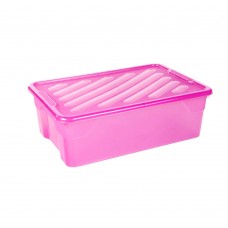 Κουτί Αποθήκευσης Πλαστικό Ροζ Nak Box 43lt Homeplast 60x40x19υψ Α00298