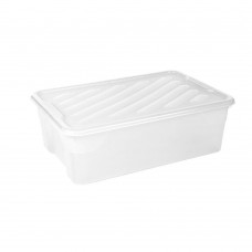 Κουτί Αποθήκευσης Πλαστικό Διαφανές Nak Box 43lt Homeplast 60x40x19υψ Α00298