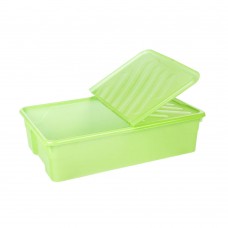 Κουτί Αποθήκευσης Πλαστικό Πράσινο Nak Box 55lt Homeplast 70x46x20υψ Α00561