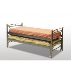 Κρεβάτι Συρόμενο Μεταλλικό Για 1 Στρώμα 90x200εκ Και 1 Στρώμα 90x190εκ 