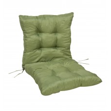Μαξιλάρι Μπαμπού Πλάτη-Κάθισμα Μονόχρωμο Λαδί 50x100x10εκ Πλάτη 50εκ  ΚΖ7088-C80
