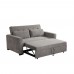 Καναπές - Κρεβάτι Διθέσιος Silver Γκρι Nuovo Liberta 174x98x89υψ 01-1899