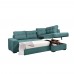 Καναπές - Κρεβάτι Γωνία Δεξιά Τυρκουάζ Rome Enjoy17 Liberta 242x170x72υψ 01-2017