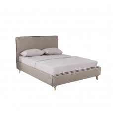 Κρεβάτι Διπλό Επενδεδυμένο Για Στρώμα 150x200εκ Bordo Elaphant Bitter Liberta 214x159x108υψ 09-0961