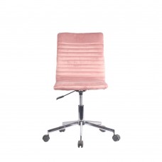 Καρέκλα Γραφείου Dusty Pink Βελούδο Peppa Liberta 44x56,5x82/92υψ 25-0469