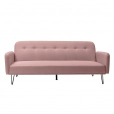 Καναπές - Κρεβάτι Τριθέσιος Soho Χρώμα Ροζ 200x82x81υψ Liberta 01-2089