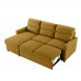 Καναπές - Κρεβάτι Γωνία Tucan Μουσταρδί 213x148x93υψ Liberta 01-2091