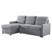 Καναπές - Κρεβάτι Γωνία Tucan Γκρι 213x148x93υψ Liberta 01-2093