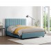 Κρεβάτι Επενδεδυμένο Υπέρδιπλο Για Στρώμα 160x200εκ Aqua Tiffany Liberta 212x177x118υψ 09-1080