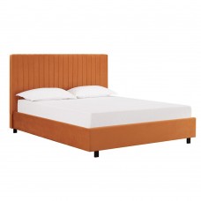 Κρεβάτι Επενδεδυμένο Υπέρδιπλο Για Στρώμα 160x200εκ Εκάι Tiffany Liberta 212x177x118υψ 09-1079