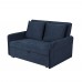Καναπές - Κρεβάτι Διθέσιος Μπλε Pocket Liberta 134x101x82,5υψ 01-2135