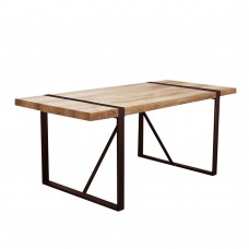 Τραπέζι Ορθογώνιο Φυσικό Χρώμα Albero Liberta 180x90x76υψ 02-0360