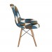 Καρέκλα Patchwork - Μπλε Eiffel Liberta 46x53x82υψ 03-0763