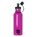 Μπουκάλι Ανοξείδωτο Με Πώμα 600ml Ροζ Ecolife Φ7,5x25υψ 33-BO-1009