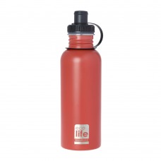 Μπουκάλι Ανοξείδωτο Με Πώμα 600ml Coral Ecolife Φ7,5x25υψ 33-BO-1013