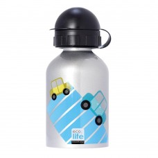 Μπουκάλι Παιδικό Ανοξείδωτο 400ml Cars Ecolife Φ7x17υψ 33-BO-2003