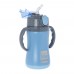 Θερμός Παιδικό Ανοξείδωτο Με Καλαμάκι 300ml Μπλε Ecolife 33-BO-3006