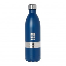Μπουκάλι Θερμός Ανοξείδωτο 1lt Μπλε Ecolife 33-BO-3009