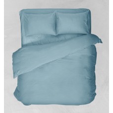 Σεντόνι Υπέρδιπλο Με Λάστιχο Polycotton 160x200+25εκ Σιέλ Basic Collection Viopros 