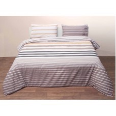 Σετ Σεντόνια Μονά Τυπωτά Polycotton 160x260εκ 821 Basic Collection Viopros