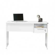 Γραφείο Ξύλινο Με Συρτάρι Λευκό Concept FD-CMS510 Fidelio 120x60x75υψ