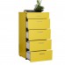 Συρταριέρα 5 Συρτάρια Κίτρινο Side 60x44x108υψ Fidelio FD-SFN550-ΗΗ
