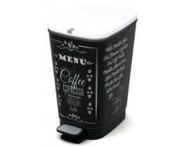 Κάδος Απορριμάτων Πλαστικός Coffee Menu Chic Bin M 35lt Kis 26,5x40,5x45υψ 26.21046
