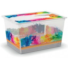 Κουτί Αποθήκευσης Πλαστικό C-Box Colours Arty ΧL 50lt Kis 55x38,5x30,5υψ 26.21017