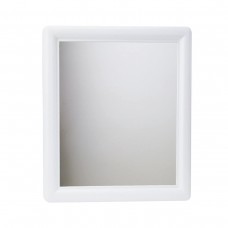 Καθρέπτης Μπάνιου Τοίχου Λευκό PP 48x53υψ Αψογης Ποιότητας Ελληνικής Κατασκευής Technoset 200-013