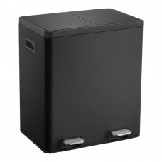 ΚΑΔΟΣ ΑΠΟΡΡΙΜΑΤΩΝ ΔΙΠΛΟΣ 20L ΚΑΙ 20L SOFT CLOSE ΙΝΟΧ ΜΑΥΡΟ ΜΑΤ 850259 ANKOR ΚΑΔΟΣ ΑΠΟΡΡΙΜΑΤΩΝ ΔΙΠΛΟΣ 20L ΚΑΙ 20L SOFT CLOSE ΙΝΟΧ ΜΑΥΡΟ ΜΑΤ 850259 ANKOR
