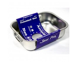 ΤΑΨΙ ΟΡΘΟΓΩΝΙΟ 30x22cm 11161 18/10 PATENTED - STEEL PAN