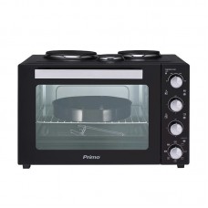 Ηλεκτρικό Φουρνάκι PREO-40253NS Primo Με 3 Εστίες 50L Με λειτουργία αέρα Μαύρο 400253 Ηλεκτρικό Φουρνάκι PREO-40253NS Primo Με 3 Εστίες 50L Με λειτουργία αέρα Μαύρο 400253