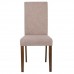 Καρέκλα Green Walnut, Ύφασμα Μπεζ OPTIMAL Woodwell 44x60x93υψ 20576Ε801,1